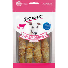 Dokas Hühnerbrust Kaurolle 90G 