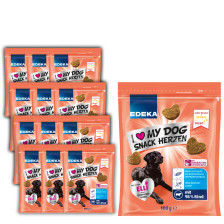 EDEKA I Love My Dog Snack Herzen 12x100G 