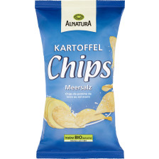 Alnatura Bio Kartoffelchips Meersalz 125G 
