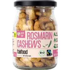 Fairfood Bio Rosmarin Cashews 133G - Abverkauf 