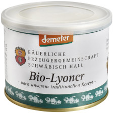 Bäuerliche EZG Schwäbisch Hall Demeter Bio-Lyoner 200G 