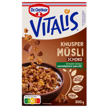 Dr.Oetker Vitalis Knuspermüsli Schoko 500G 