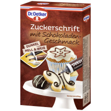 Dr.Oetker Zuckerschrift mit Schokoladengeschmack 75G - Abverkauf 