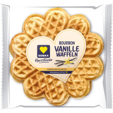 EDEKA Herzstücke Bourbon-Vanille Waffeln 3ST 165G 
