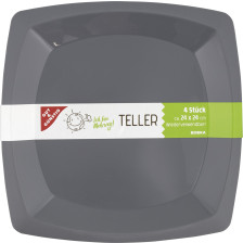 Gut & Günstig Teller Mehrweg 4ST 