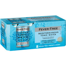 Fever Tree Mediterranean Tonic Water 8x 150ML Dose 