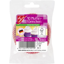 Gut & Günstig Muffinförmchen farbig 40ST 
