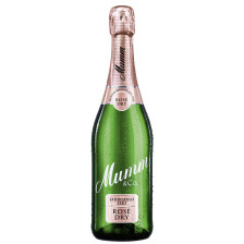 Mumm Rosé Dry Jahrgangssekt trocken 0,75L - Etikett verschmutzt/beschädigt 