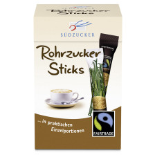 Südzucker Fairtrade Rohrzucker Sticks 250G 
