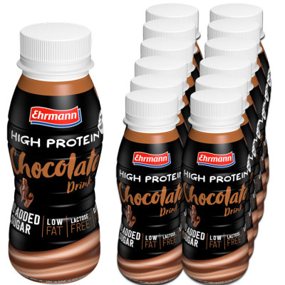 Ehrmann High Protein Drink Chocolate 12x250ML 