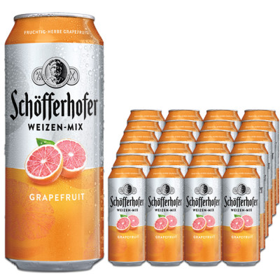 Schöfferhofer Weizen-Mix Grapefruit 24x0,5L 
