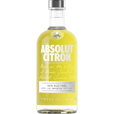 Absolut Vodka Citron 40% 0,7L 