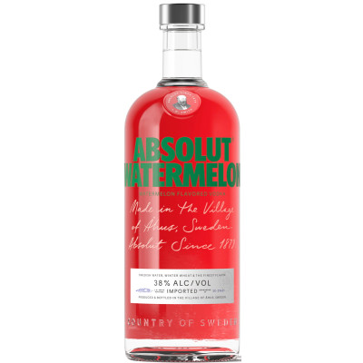 Absolut Watermelon Flavored Vodka 38% 0,7L - Abverkauf 