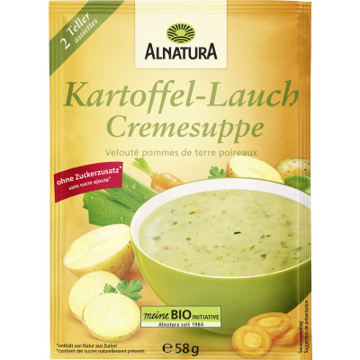 Alnatura Bio Kartoffel-Lauch Cremesuppe 58G 