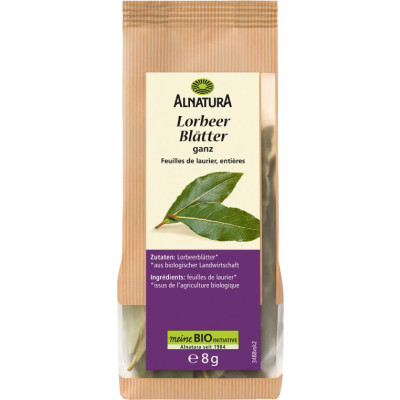 Alnatura Bio Lorbeer Blätter ganz 8G 
