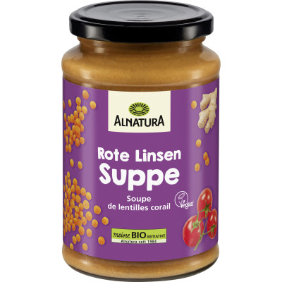 Alnatura Bio Rote Linsen Suppe 375ML 