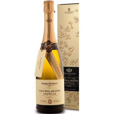 Andrea da Ponte 8 Annate Vecchia Grappa di Prosecco 42% 0,7L 