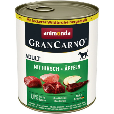 Animonda Gran Carno Adult Hirsch + Apfel 800G - Abverkauf 