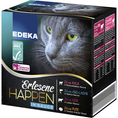 EDEKA Erlesene Happen in Sauce 8x 85G 