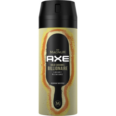 Axe Bodyspray Gold Caramel Billionaire Magnum 150ML 