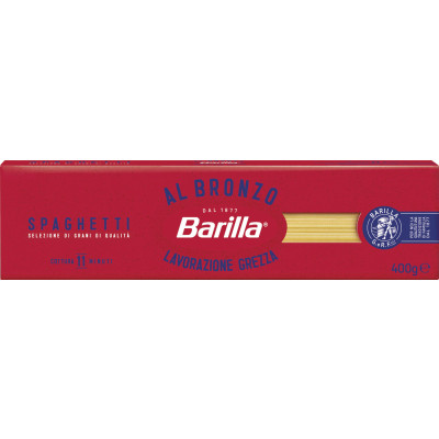 Barilla Spaghetti Al Bronzo 400G - Abverkauf 