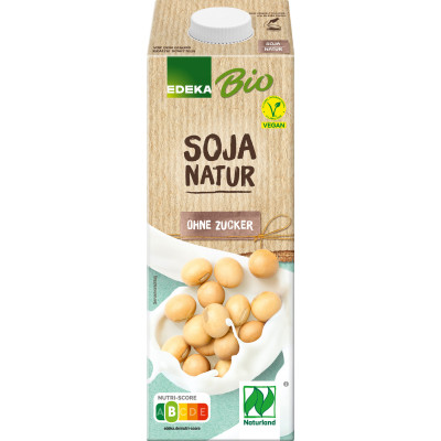 EDEKA Bio Soja Natur ohne Zucker 1L 