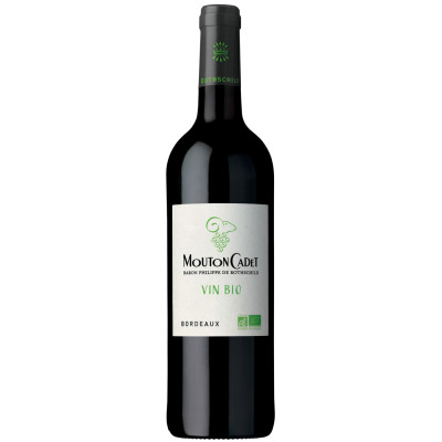 Baron Philippe de Rothschild Bio Mouton Cadet Bordeaux AOC 0,75L - verschmutzt/beschädigt 