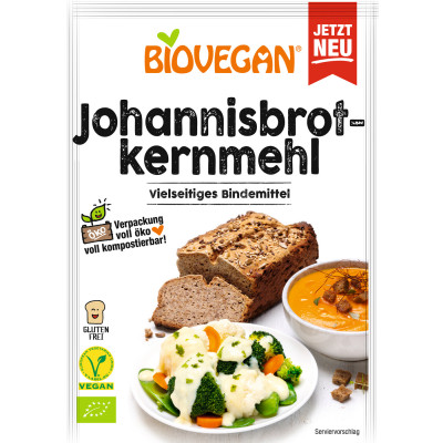 Biovegan Johannisbrotkernmehl 50G - Abverkauf 