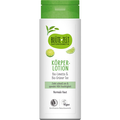 Blüte-Zeit Körperlotion mit Bio Limette & Bio Grüner Tee 250ML 