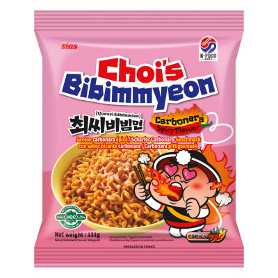 Choi's Bibimmyeon Carbonara Spicy Flavor 131G 