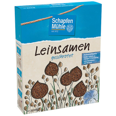 Schapfenmühle Leinsamen geschrotet 200G 