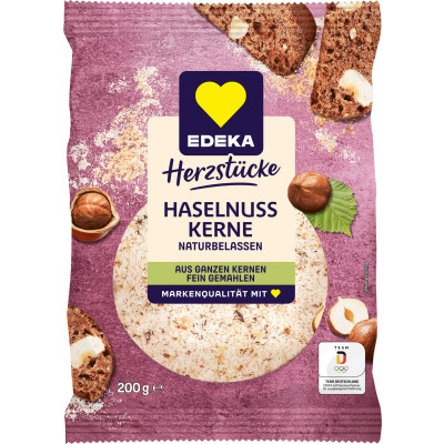EDEKA Herzstücke Haselnusskerne naturbelassen, fein gemahlen 200G 