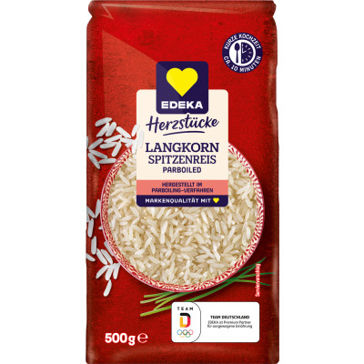 EDEKA Herzstücke Langkorn Spitzenreis Parboiled lose 500G 