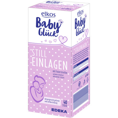 elkos Babyglück Stilleinlagen 40ST - Abverkauf 