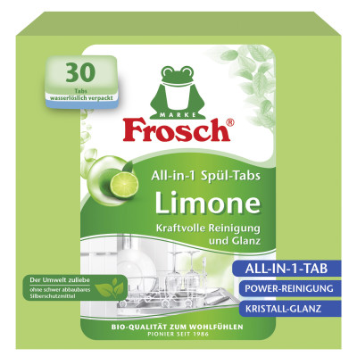 Frosch All-in-1 Spül-Tabs Limone 30ST 
