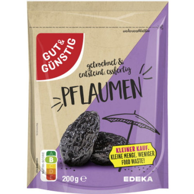 Gut & Günstig Trockenpflaumen 200G 