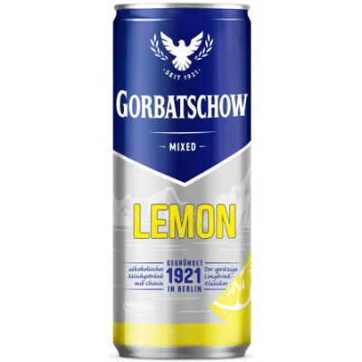 Gorbatschow Wodka & Lemon 10% 0,33L 