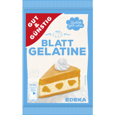 Gut & Günstig Blattgelatine 20G 