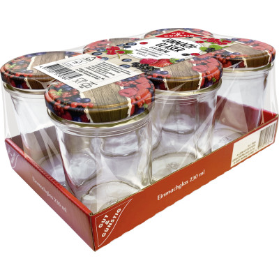 Edeka Einmachgläser 230ML 6ST 