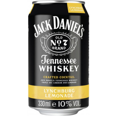 Jack Daniel's Lynchburg Lemonade 10% 0,33L - Abverkauf 