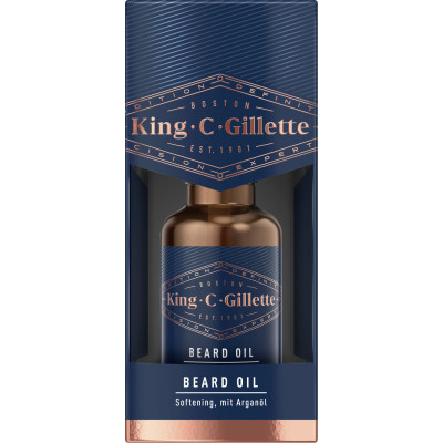 Gillette King C.Gillette Bartöl 30ML - Abverkauf 