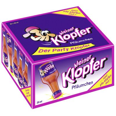 Kleiner Klopfer Pfläumchen 25ST 17% 0,5L 