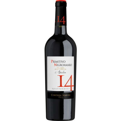 Contessa Marina Primitivo Negroamaro 14 IGT 0,75L 