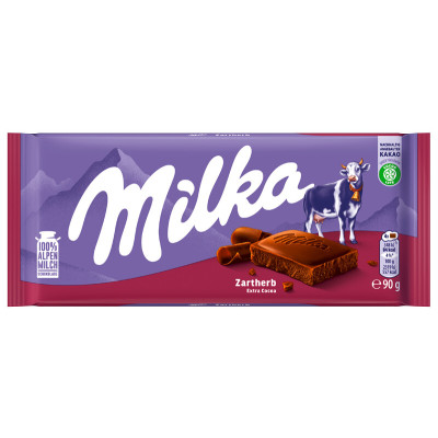 Milka Zartherb Schokoladentafel 90G 