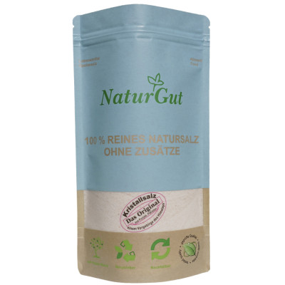NaturGut Reines Natursalz ohne Zusätze 1KG 