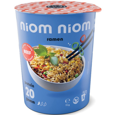 Niom Niom Ramen Beef 72G - Abverkauf 