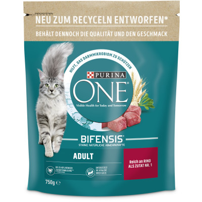 Purina One Bifensis Adult Rind 750G 