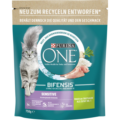 Purina One Bifensis Sensitive Truthahn 750G 