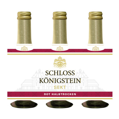 Schloss Königstein Sekt rot 0,6L 
