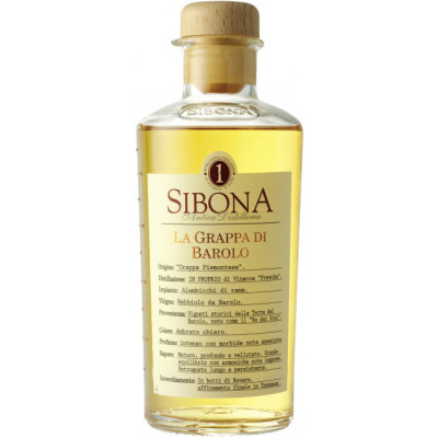 Sibona Grappa di Barolo 40% 0,5L 